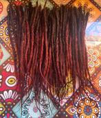 53 bruin/donkerrood ombrehuman hair dread extensions 265€, Sieraden, Tassen en Uiterlijk, Uiterlijk | Haarverzorging, Ophalen of Verzenden