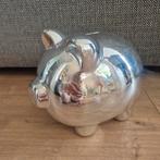 Zilverkleurige Spaarpot groot, Ophalen of Verzenden, Overige materialen, Minder dan 25 cm