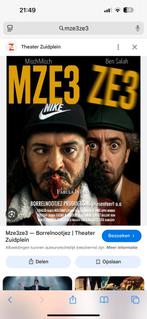 Tickets borrelnootjez mze3ze3 zoetermeer 7 februari, Tickets en Kaartjes