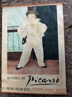 picasso tentoonstelling affiche, Gebruikt, Ophalen of Verzenden, A1 t/m A3, Rechthoekig Staand