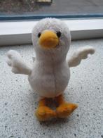 Wit velours vogeltje eendje gansje merk Unitoys My Friend, Ophalen of Verzenden, Zo goed als nieuw, Eend