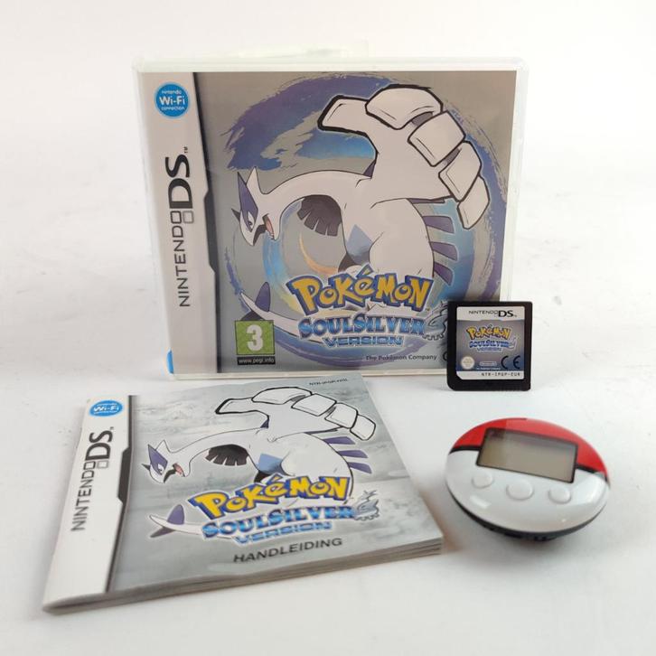 Pokemon Soulsilver Version DS + Pokewalker || nu €209.99!!, Spelcomputers en Games, Games | Nintendo DS, Zo goed als nieuw, Avontuur en Actie