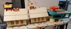 Vintage Fisher Price Huisjes & Vliegveld, Ophalen of Verzenden, Gebruikt, Complete set