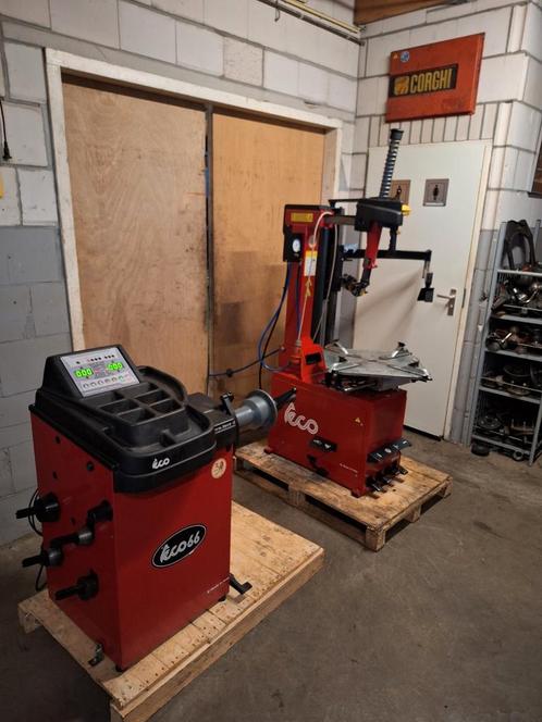 Set bandenapparaat balanceer apparaat Teco hulparm, Auto diversen, Autogereedschap, Ophalen