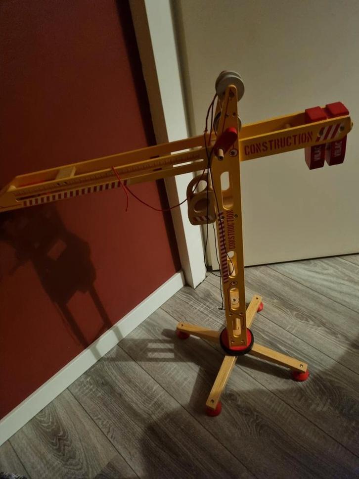 Houten speelgoed hijskraan, Kinderen en Baby's, Speelgoed | Houten speelgoed, Ophalen