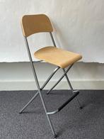 Ikea Franklin Berken met voetsteun, Huis en Inrichting, Barkrukken, Ophalen, Met voetsteun, 60 tot 90 cm, Zo goed als nieuw