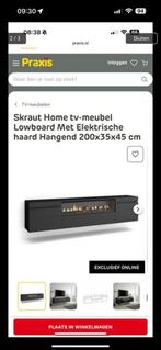 Skraut home tv meubel met haard NIEUW IN DOOS, Ophalen, Nieuw, 25 tot 50 cm, Minder dan 100 cm