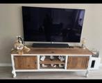 Rustiek TV-Meubel Landelijke Stijl Riviera Maison, Gebruikt, 150 tot 200 cm, Eikenhout, Ophalen of Verzenden
