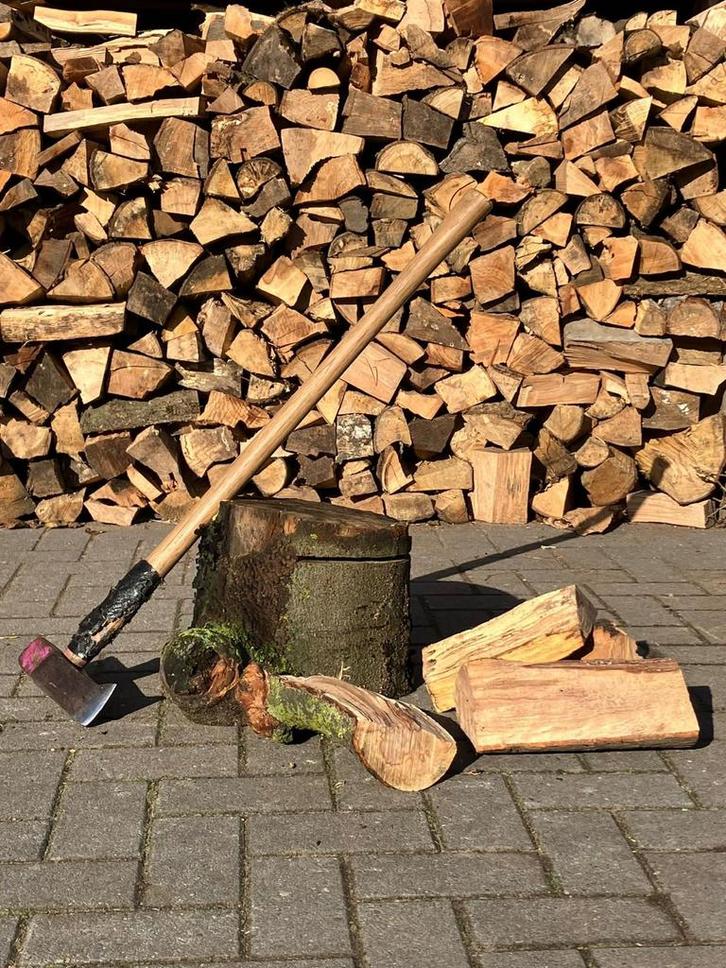 Haardhout gekloofd, Tuin en Terras, Haardhout, Blokken, Minder dan 3 m³, Ophalen of Verzenden