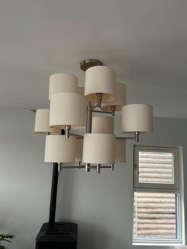 Moderne hanglamp met stoffen kappen, it’s about Romi, Huis en Inrichting, Lampen | Kroonluchters, Zo goed als nieuw, Stof, Ophalen of Verzenden