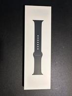Apple Watch siliconenband S/M 44/45/46 mm, Ophalen of Verzenden, Nieuw, Zwart, IOS