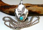Franklin Mint, Winged guardian arrowhead - als nieuw, Nieuw, Ophalen of Verzenden, Met edelsteen, Zilver