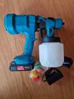 Spray gun op accu. Splinternieuw, Doe-het-zelf en Verbouw, Schildersmaterialen, Ophalen of Verzenden, Nieuw, Verfspuit of Verfpomp