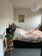 IKEA BRIMNES bedframe 160x200 - Zwart., Ophalen, Gebruikt, Zwart, Tweepersoons
