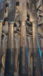 Stahl- Bronce fruitmessenset. Art Deco- stijl., Ophalen of Verzenden