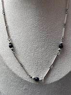 Zilveren collier Lapis Lazuli, Zo goed als nieuw, Met edelsteen, Zilver, Verzenden