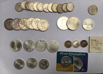 Zilveren Munten Collectie - Guldens, Euro's, Rijksdaalders beschikbaar voor biedingen