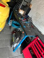 Stalen werkbank werktafel staal werk bank werk tafel, Doe-het-zelf en Verbouw, Werkbanken, Ophalen of Verzenden, Zo goed als nieuw