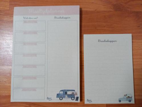 Maaltijdplanner + boodschappenlijstje Happy camper, nieuw!!, Huis en Inrichting, Keuken | Keukenbenodigdheden, Nieuw, Ophalen of Verzenden