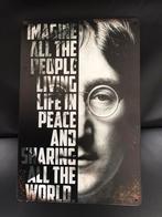 John Lennon Imagine. Metalen Wandbord 30 bij 20, Ophalen of Verzenden, Zo goed als nieuw