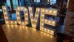XL LOVE Lichtletters Verhuur - 1 meter hoog, Ophalen of Verzenden, Nieuw, Geboorte of Huwelijk