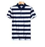 Witte blauwe gestreepte heren polo (shirt mannen casual), Verzenden, Nieuw, Overige kleuren