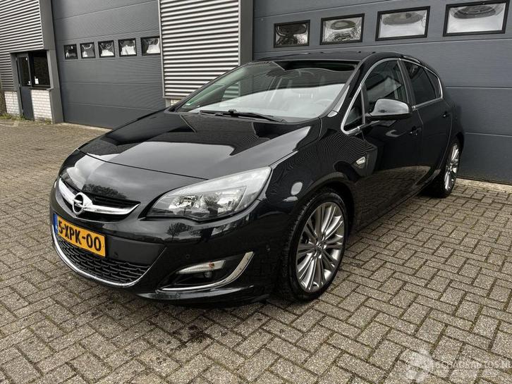 Opel Astra 1.4 TURBO / LEER / NAVI / CRUISE (bj 2014), Auto diversen, Schadeauto's, Opel, Handgeschakeld, Benzine, Hatchback, Zwart