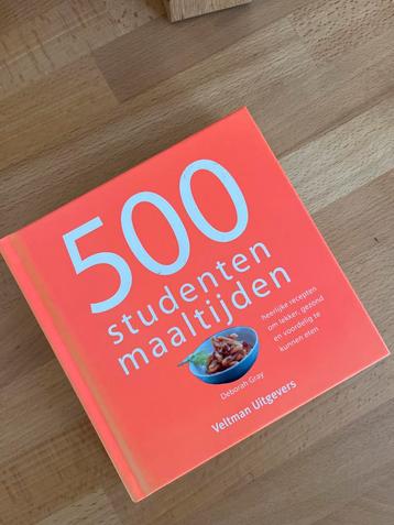 500 Studentenmaaltijden - Kookboek beschikbaar voor biedingen