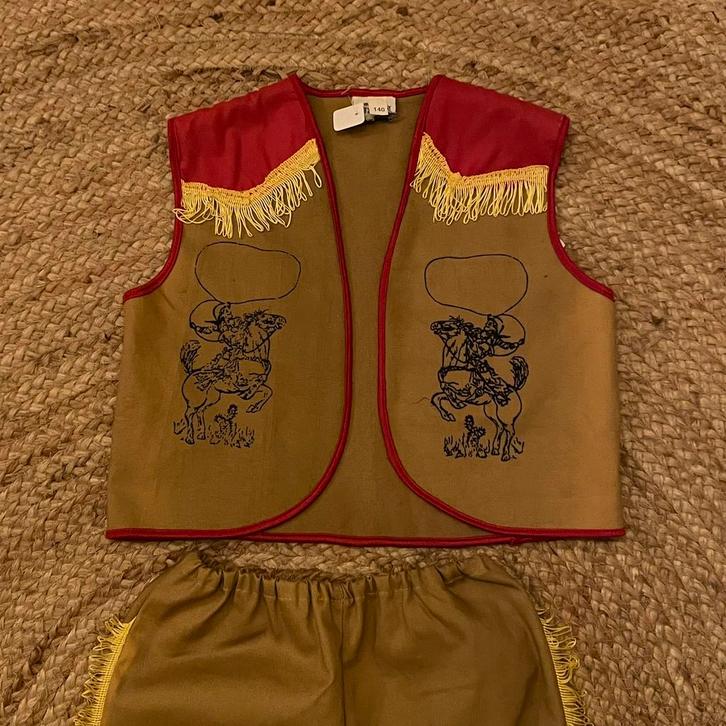 NIEUW Prachtig Cowboy Indianen kostuum carnaval  maat 140, Kinderen en Baby's, Kinderkleding | Maat 140, Nieuw, Jongen of Meisje