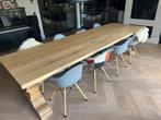 8 stuks eetkamerstoelen Vitra Eames DAW replica, Huis en Inrichting, Stoelen, Ophalen, Gebruikt, Grijs, Vijf, Zes of meer stoelen