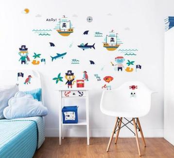 41 Piraten Muurstickers Walltastic - VAN 29,95 VOOR 17,50! beschikbaar voor biedingen