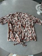 Nieuwe bruin/witte Melting Stockholm blouse, maat M, Bruin, Verzenden, Maat 42/44 (L), Nieuw