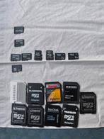 Micro SD Kaarten - 256MB tot 8GB - Diverse merken, Gebruikt, Overige, Minder dan 2 GB, Ophalen of Verzenden