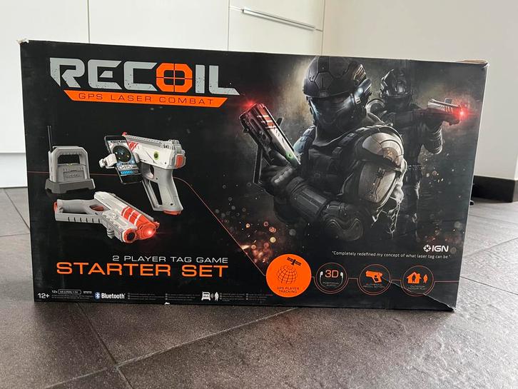 Recoil Laser Combat Set - lasergamen, Kinderen en Baby's, Speelgoed | Buiten | Actiespeelgoed, Zo goed als nieuw, Ophalen of Verzenden