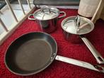 3x pannen ikea, Huis en Inrichting, Keuken | Potten en Pannen, Ophalen of Verzenden, Gebruikt, Rvs, Pannenset