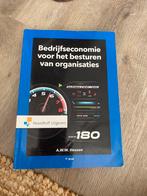 Bedrijfseconomie voor het besturen van organisaties, Ophalen of Verzenden, Zo goed als nieuw