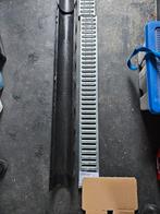 2x Regenwater Afvoergoot 1m - 12x9cm, Doe-het-zelf en Verbouw, Buizen en Afvoer, Ophalen, Nieuw, Zink, Afvoer