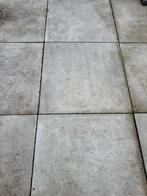 Keramische tuintegels lichtgrijs 80x80cm, Tuin en Terras, Ophalen, Gebruikt, Keramiek, 10 m² of meer