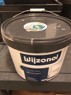 Wyzonol grijze muurverf ca 8 liter rest, Doe-het-zelf en Verbouw, Ophalen, 5 tot 10 liter, Grijs, Verf