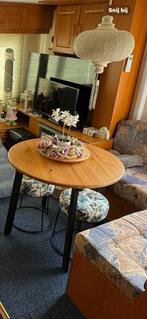 Eettafel Ikea Gamlared rond 85 cn in nieuwstaat, Huis en Inrichting, Tafels | Eettafels, Ophalen, Rond, 50 tot 100 cm, Zo goed als nieuw