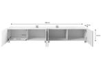 Nieuw TV-Meubel Calgary Eiken 200cm, Huis en Inrichting, Ophalen, Eikenhout, Nieuw, 200 cm of meer