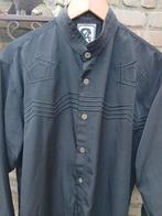 Jaren 80/90 black overhemd, Kleding | Heren, Ophalen of Verzenden, Zo goed als nieuw, Zwart, Halswijdte 39/40 (M)