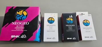 Neo Geo Mini + 2 Controllers en originele HDMI kabel beschikbaar voor biedingen