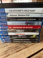 11 psp4 spellen o.a The Wicher, the order 1886 steel edition, Spelcomputers en Games, Games | Sony PlayStation 4, Vanaf 18 jaar