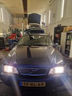 Volvo V70 2.3 T-5 AUT 1998 Blauw 240 pk, Auto's, Volvo, 1490 kg, Zwart, Blauw, Leder en Stof