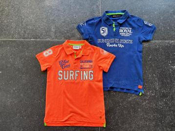 2 Poloshirts Orange Stars 152 beschikbaar voor biedingen