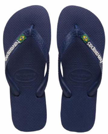 HAVAIANAS slippers blauw Brazil maat 25 / 26 - nieuw - beschikbaar voor biedingen