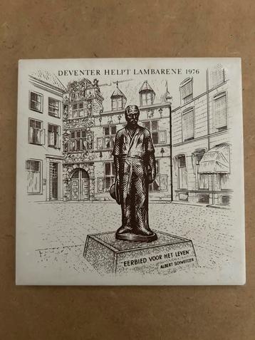 Tegeltje Deventer helpt lambarene 1976 beschikbaar voor biedingen