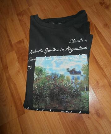 Mooi Art T-shirt Monet mt S valt als M in goede staat. beschikbaar voor biedingen