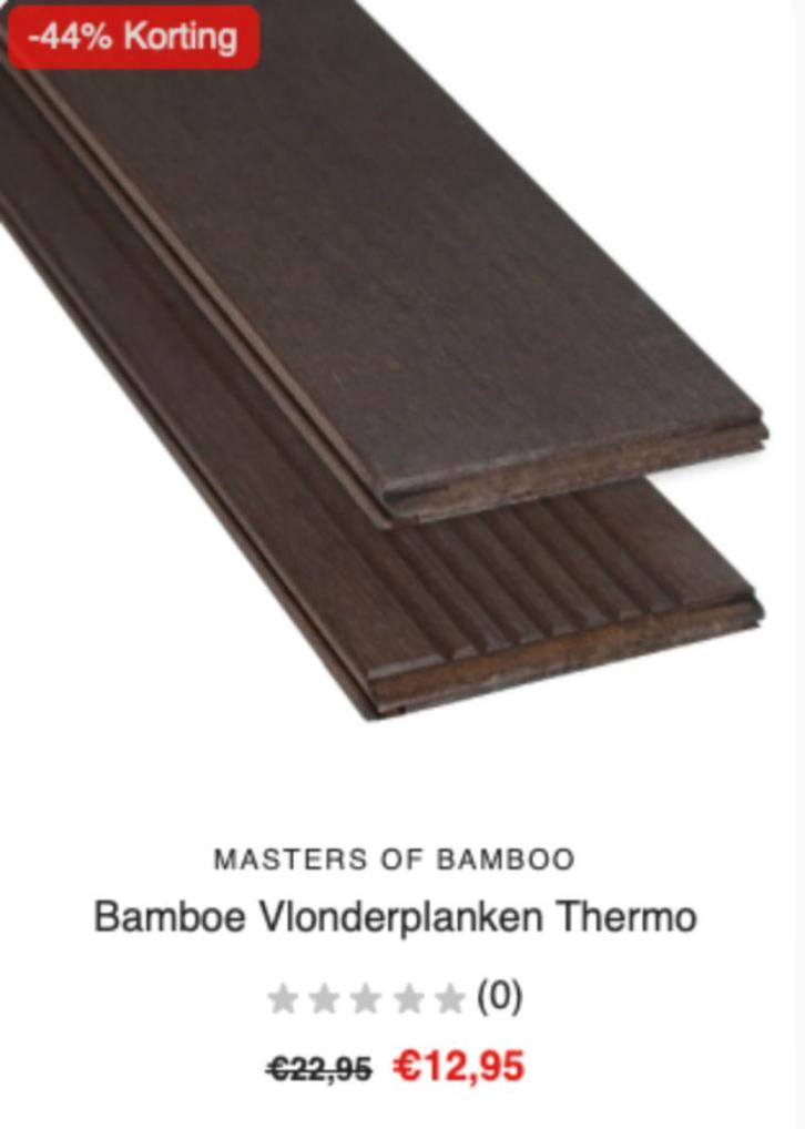 vlonderplanken Thermo Opruimings aanbieding! OP is OP, Tuin en Terras, Terrasdelen en Vlonders, Gebruikt, Hout, Ophalen of Verzenden